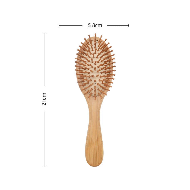 High Quality Massage Wooden Comb Bamboo Hair Vent Brush  (1pc)