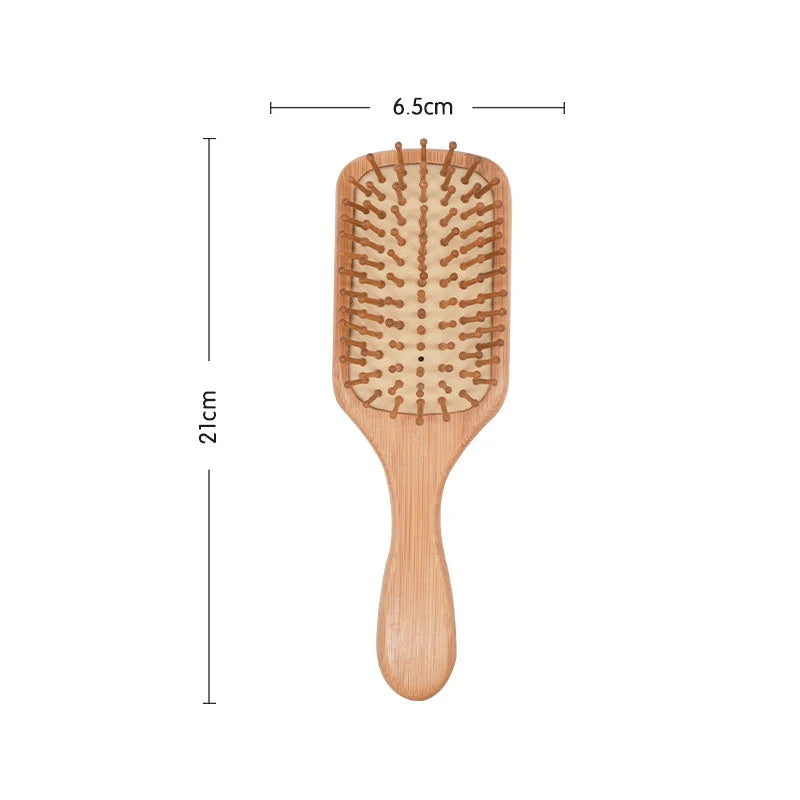 High Quality Massage Wooden Comb Bamboo Hair Vent Brush  (1pc)