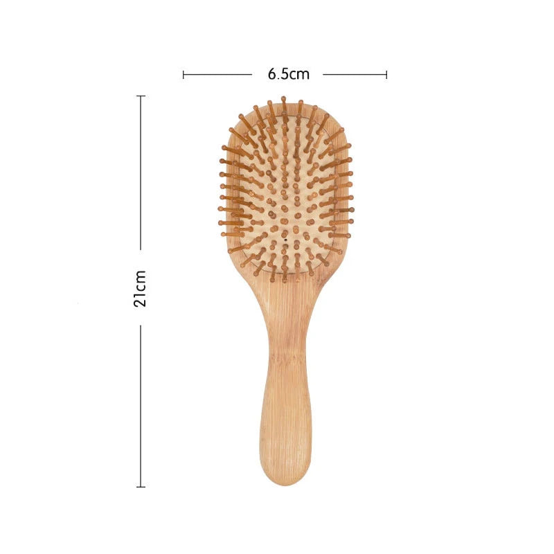 High Quality Massage Wooden Comb Bamboo Hair Vent Brush  (1pc)