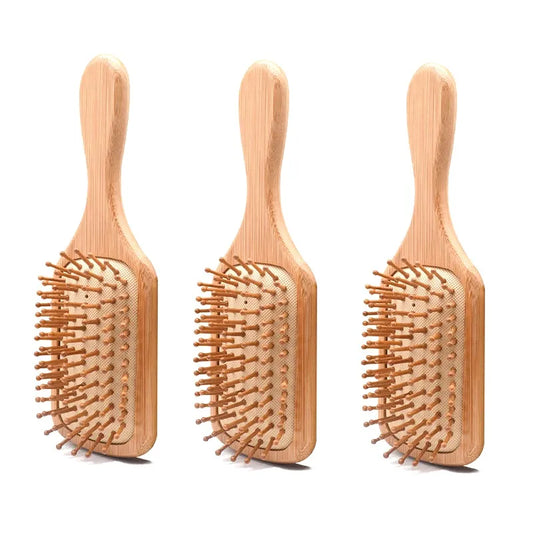 High Quality Massage Wooden Comb Bamboo Hair Vent Brush  (1pc)